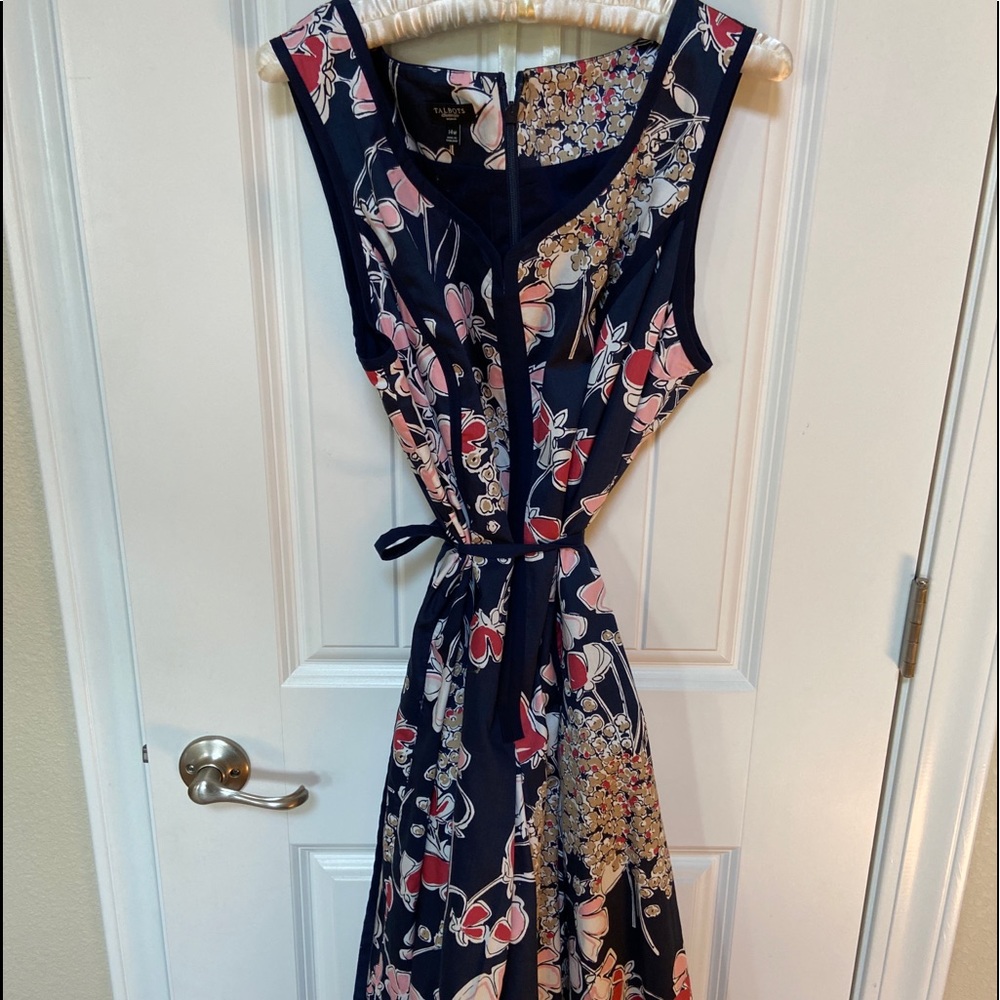 Talbots floral A Line Dress